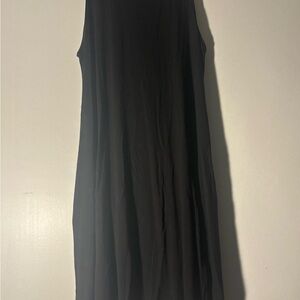 Time and Tru Black Sleeveless Maxi Dress